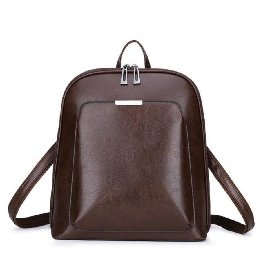 Klasický batoh s dvojitým zipem - elegantní design