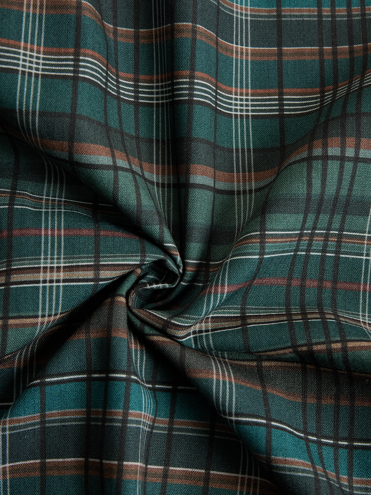Women's Plaid Lapel Single-Breasted Shirt Maxi Dres