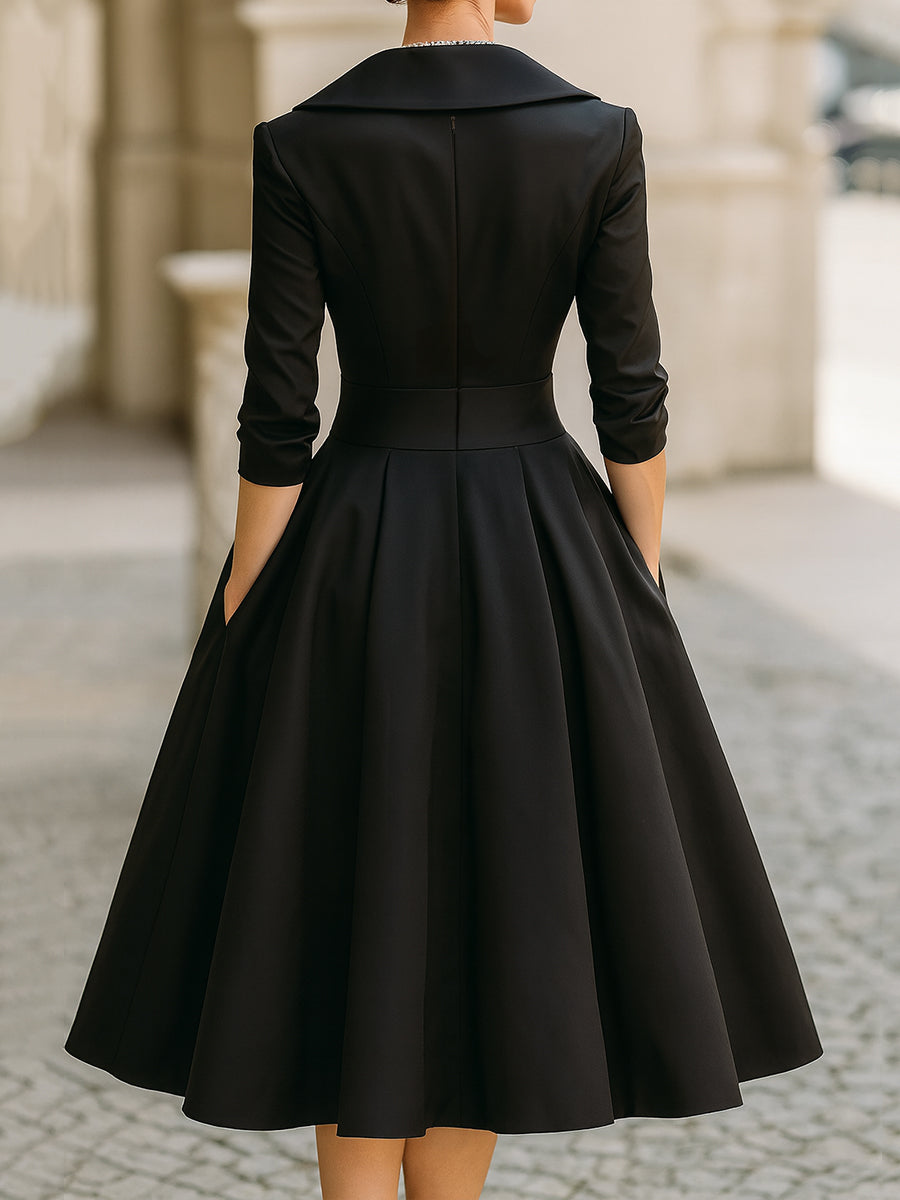 Dharmay | Elegantní midi šaty