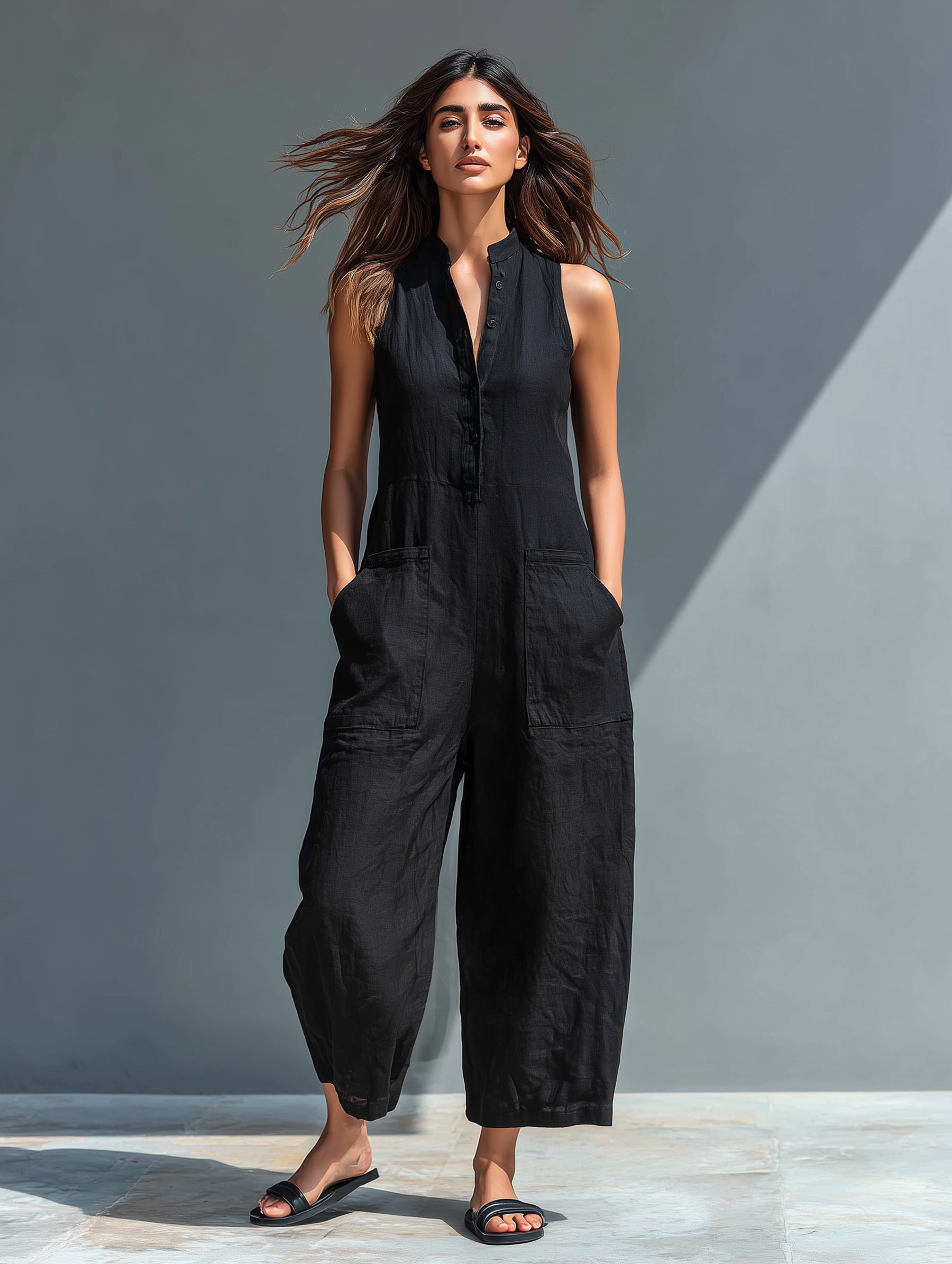 Olivia | Elegantní bezramínkový overal