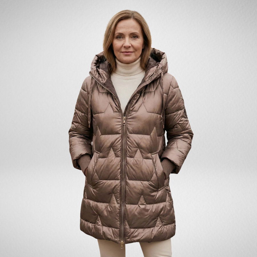 Lina | Dlouhá prošívaná zimní bunda
