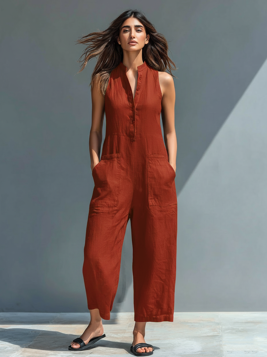 Olivia | Elegantní bezramínkový overal