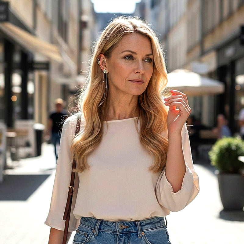 Camille - Clip-on Butterfly Tassel Earrings