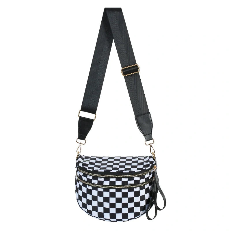 GoFree - The Roomiest Crossbody (Checkered)