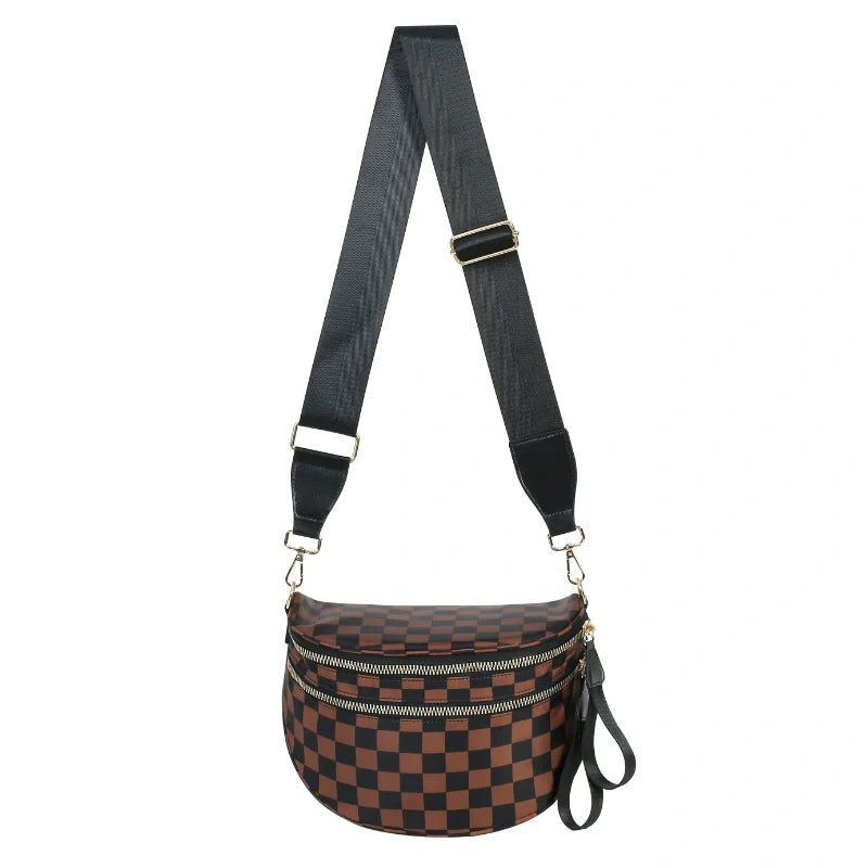 GoFree - The Roomiest Crossbody (Checkered)