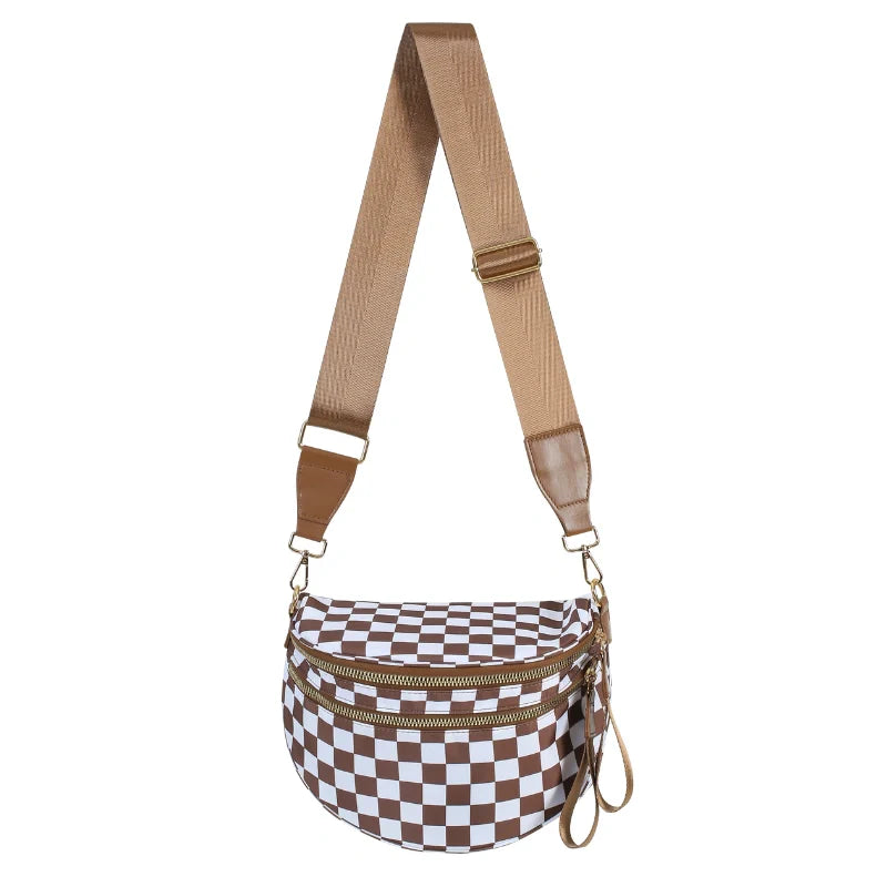 GoFree - The Roomiest Crossbody (Checkered)