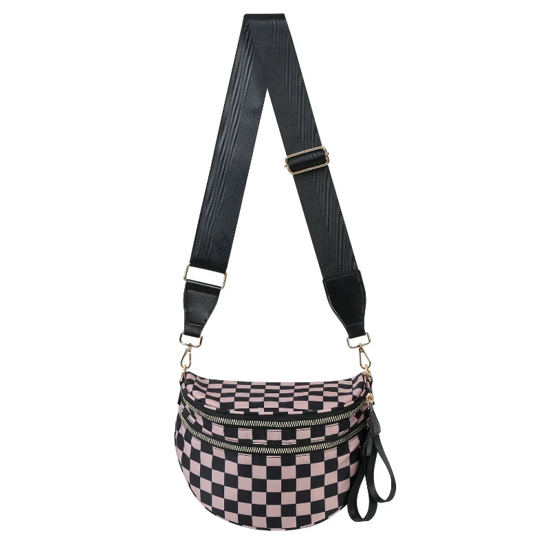 GoFree - The Roomiest Crossbody (Checkered)