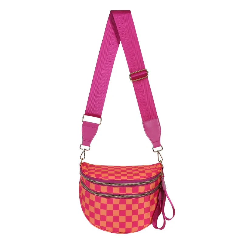 GoFree - The Roomiest Crossbody (Checkered)