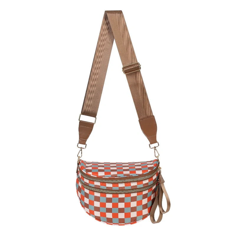 GoFree - The Roomiest Crossbody (Checkered)