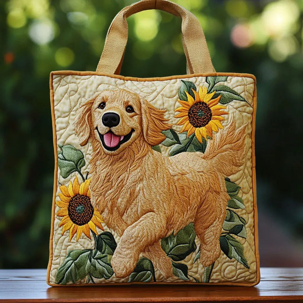 Handcrafted Tote - Golden Retriever