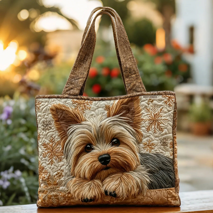 Handcrafted Tote - Adorable Yorkshire