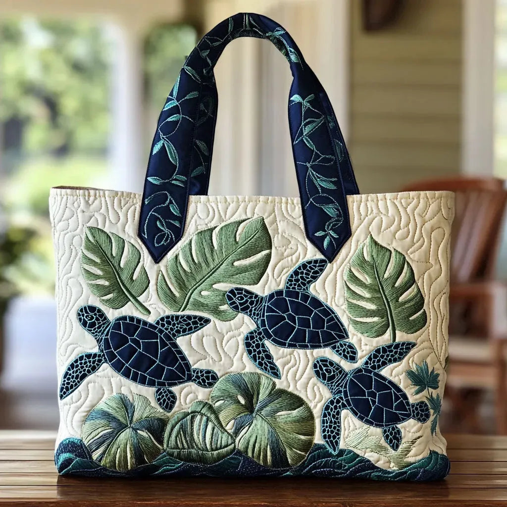 Artisan Tote - Sea Turtle Delight