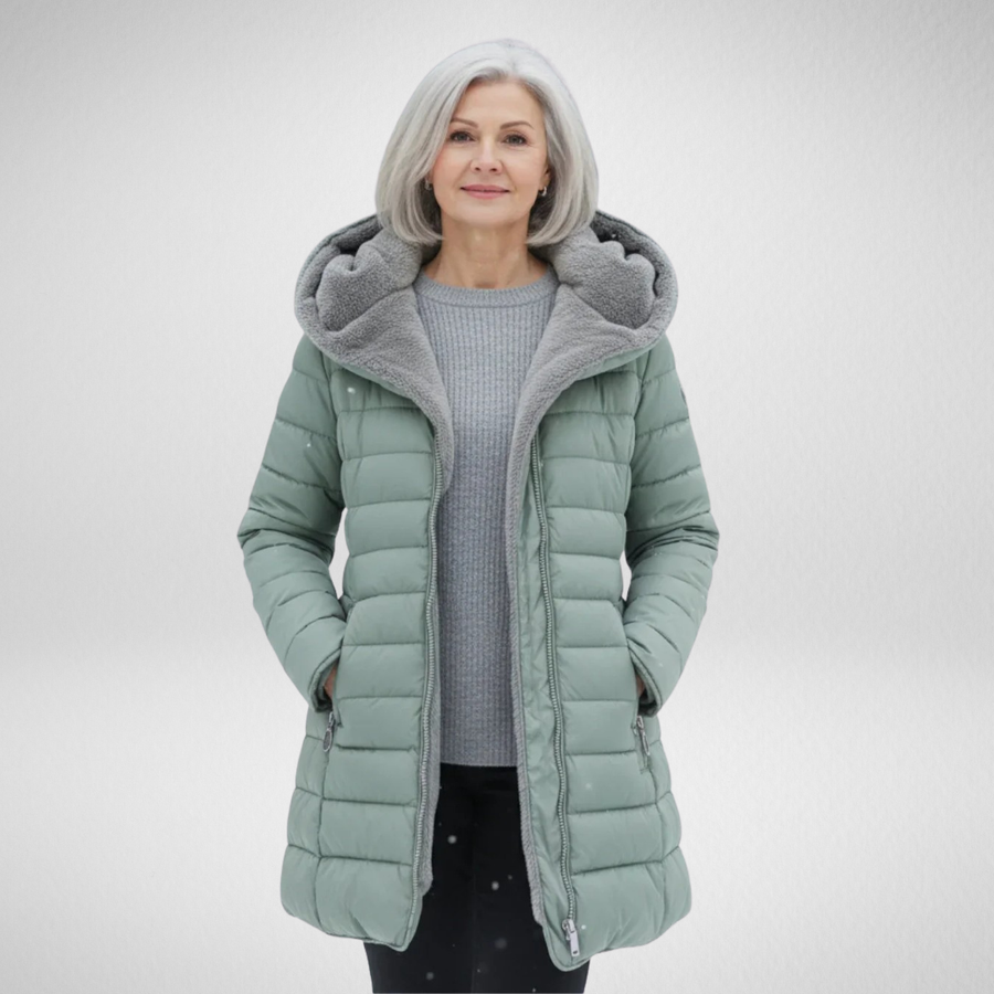 Olivia | Zimní bunda s hřejivou kapucí