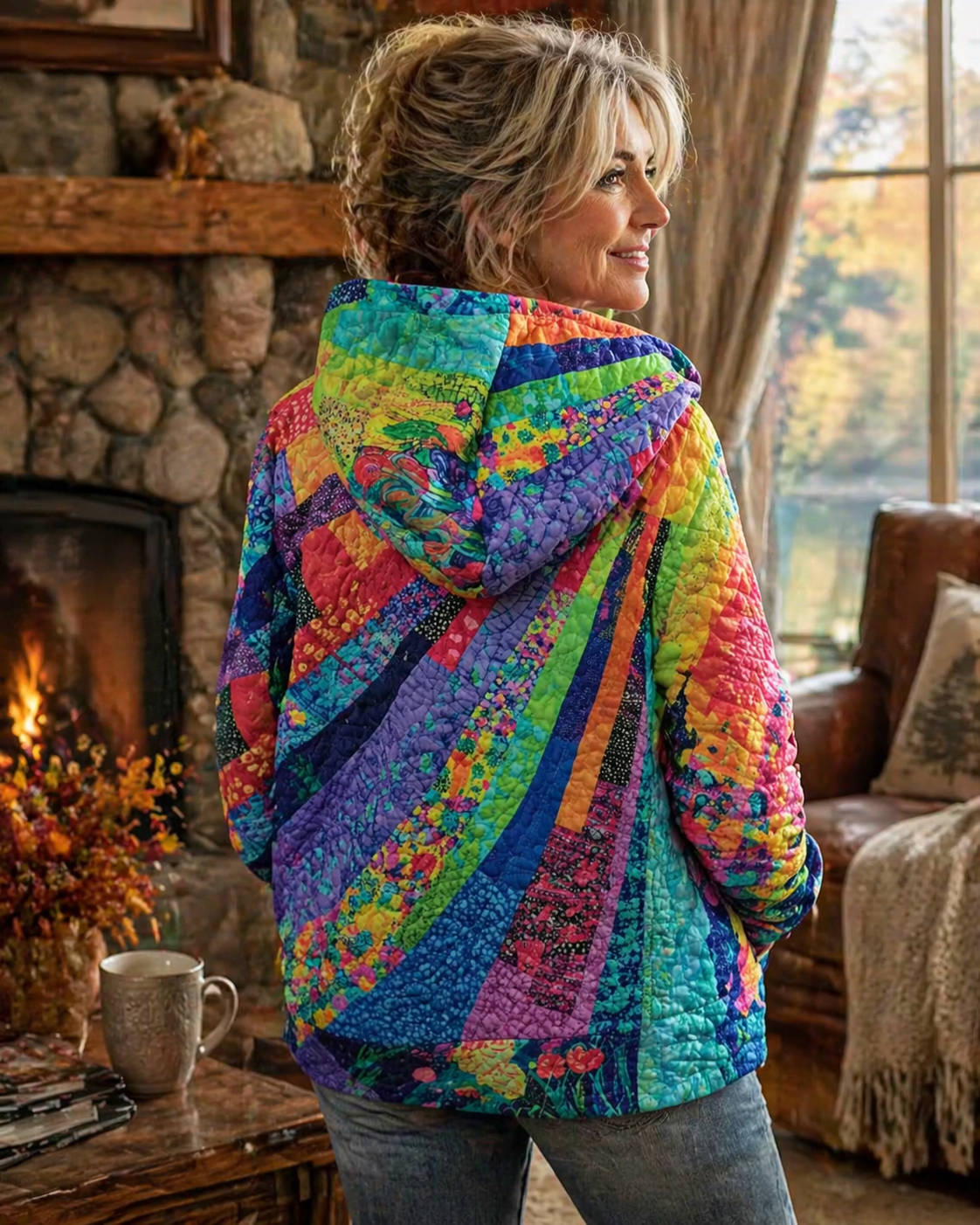 Laura™ | Boho Patchwork Mikina