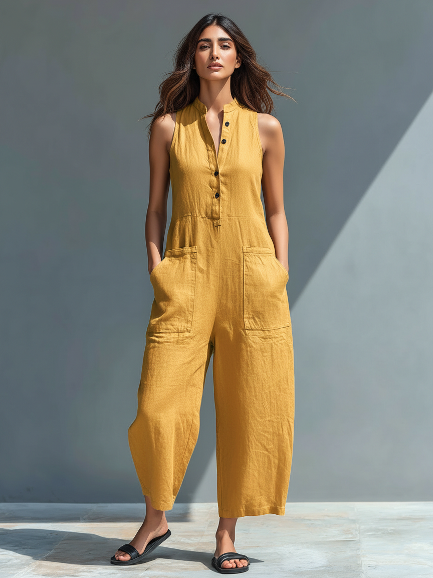 Olivia | Elegantní bezramínkový overal