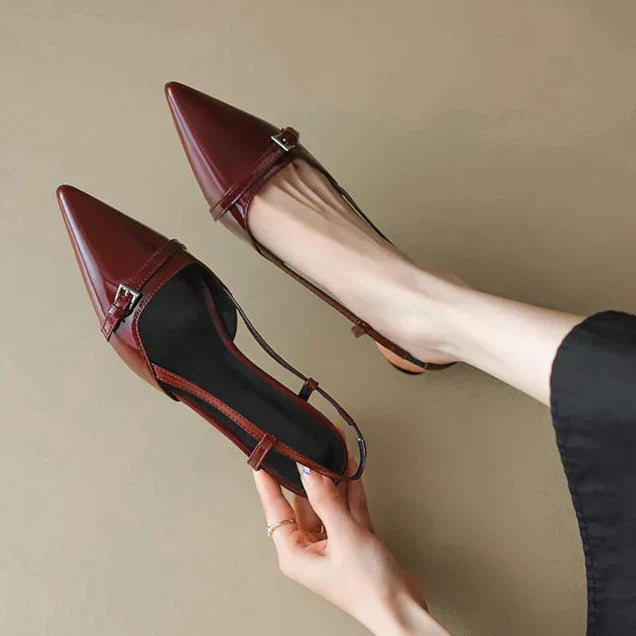 Eleganckie Szpilki Elvor z Motywem Kotka