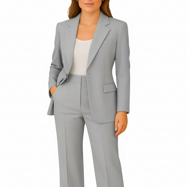 Chic Women's Two-Piece Suit for Office & Events