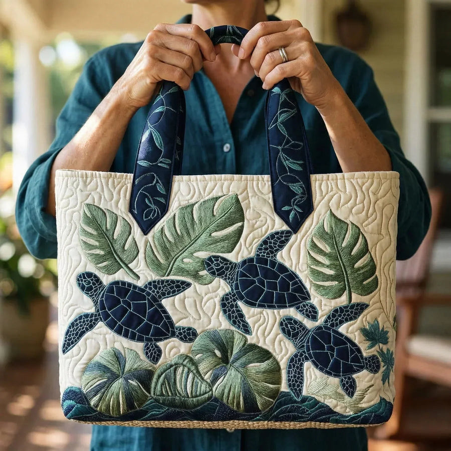Artisan Tote - Sea Turtle Delight