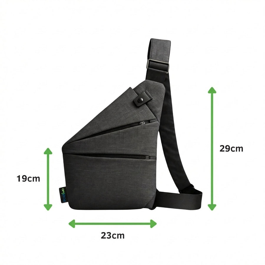 Crossbody taška proti krádeži