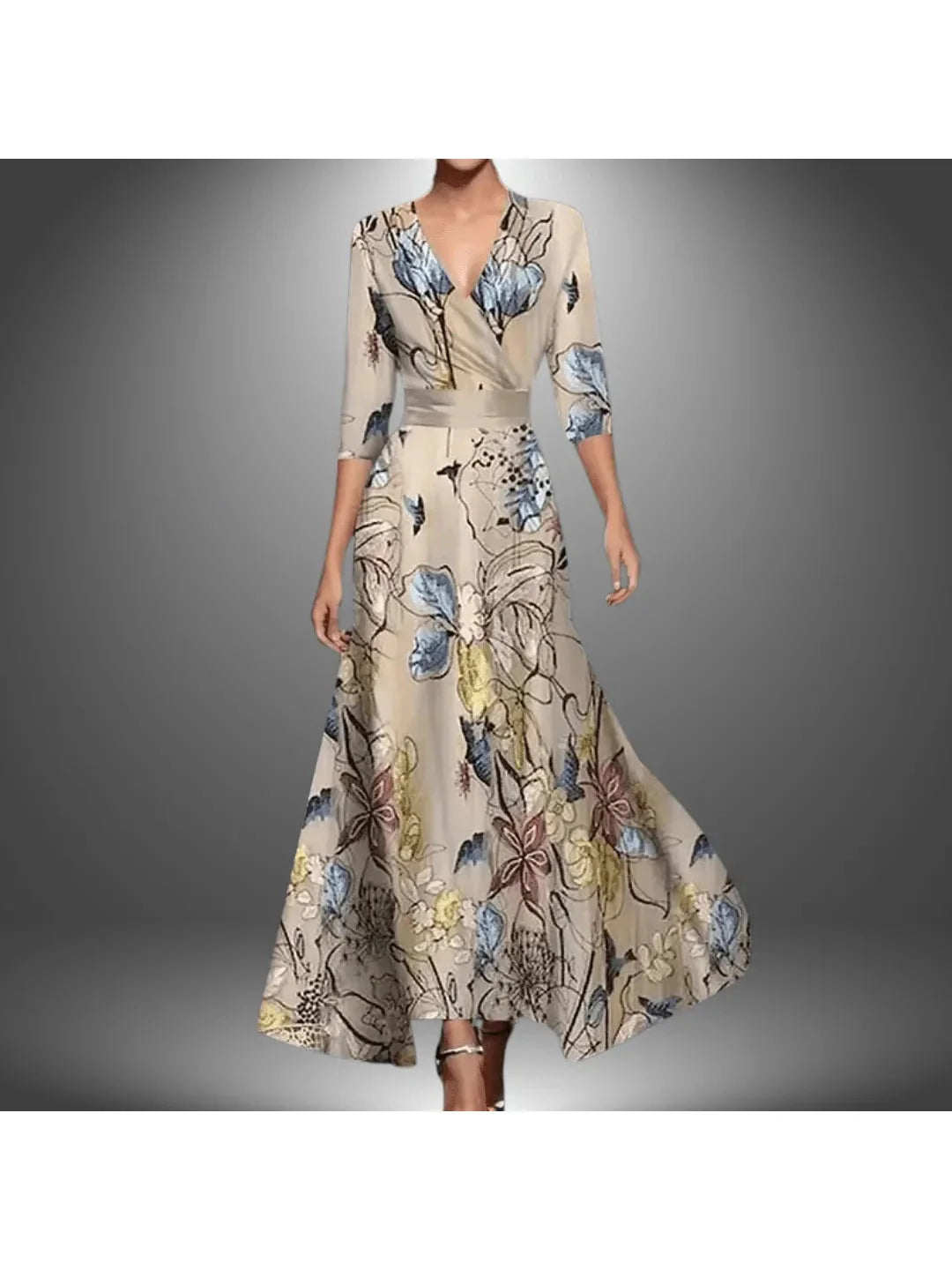 Printed Wrap Dress
