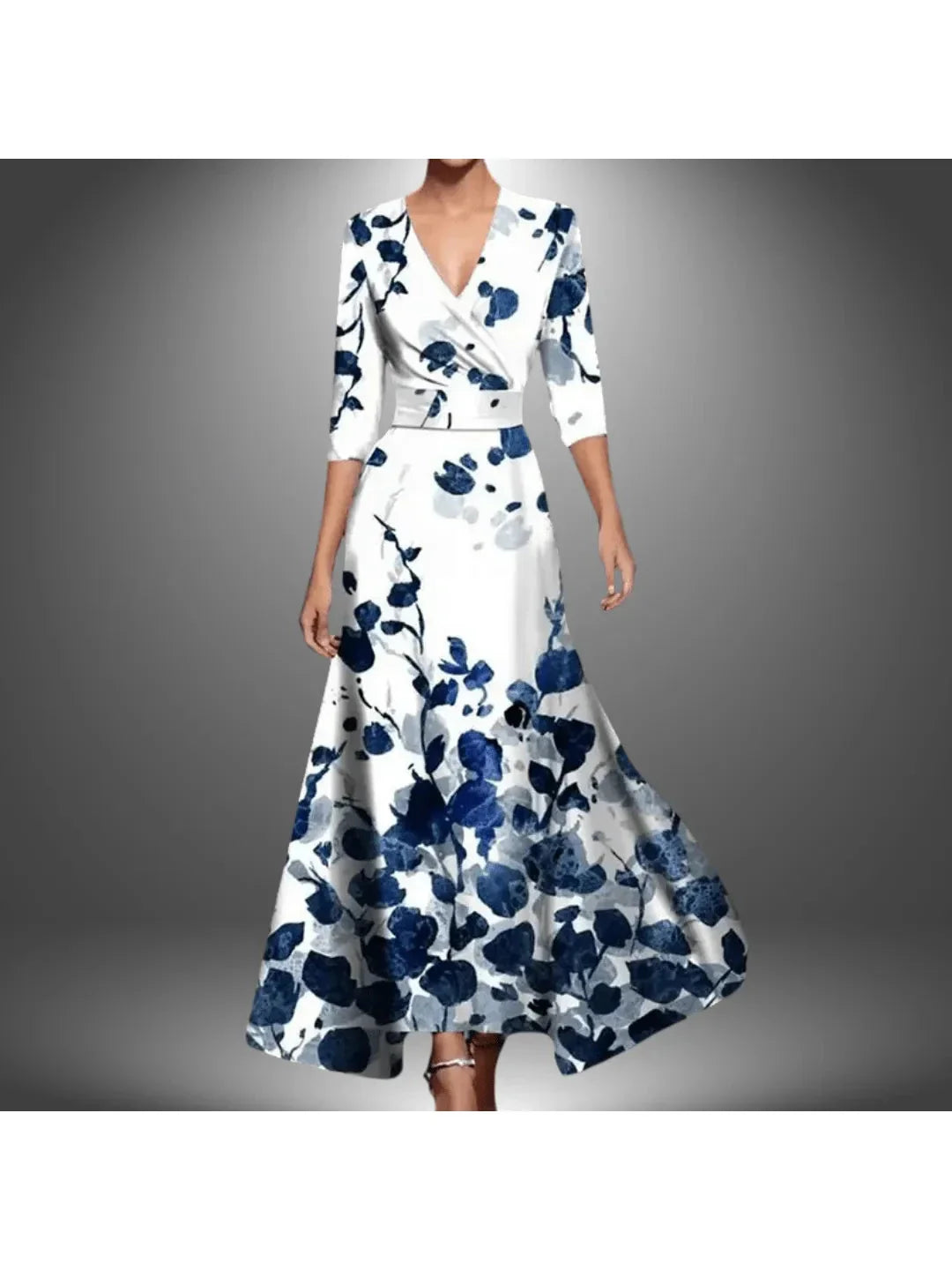 Printed Wrap Dress